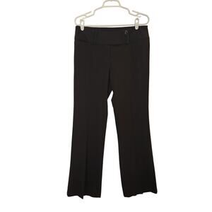 Starcity Black Straight Leg Workwear Stretch Mid Rise Dress Pants Trouser Size 9